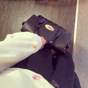 Nishe embroided blouse and Cara Bag by Mulberry (Made In England)