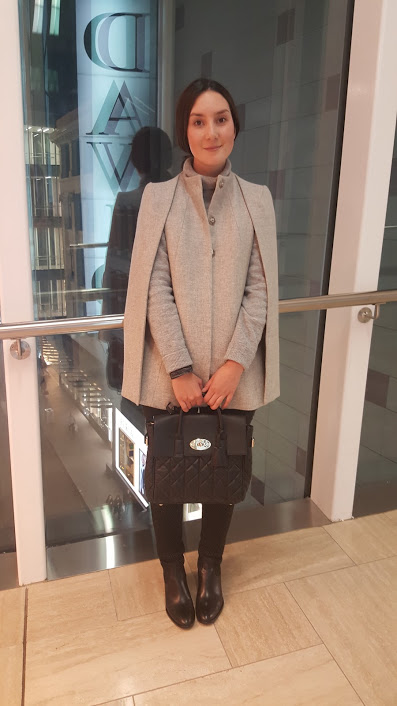 My favourite outfit combination! Cue cape (Made in Australia), Witchery Knit (Italian Yarn), Levis, Habbot Boots (Made in Italy), Cara Mulberry Bag (Made in England) Photo Taken with my Samsung Galaxy S6