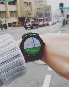 Using Google Maps with my phone in my pocket, keeping my hands free and yet, still making it to my destination!